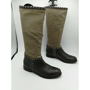 Matisse Conquest Leather/Suede Studded Boots